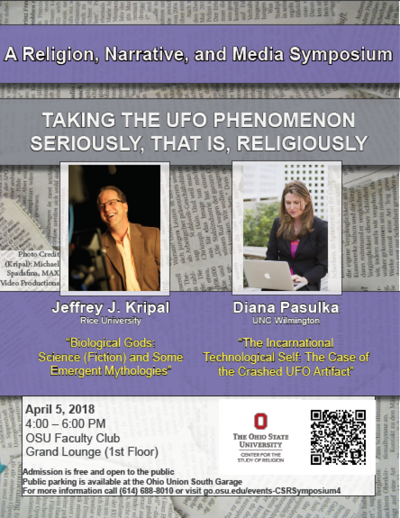 Kripal/Pasulka Poster Promotional Poster for Kripal/Pasulka Symposium