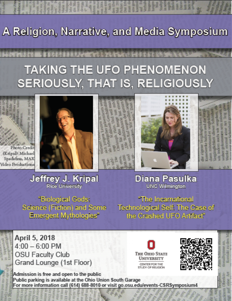 Promotional Poster for Kripal/Pasulka Symposium