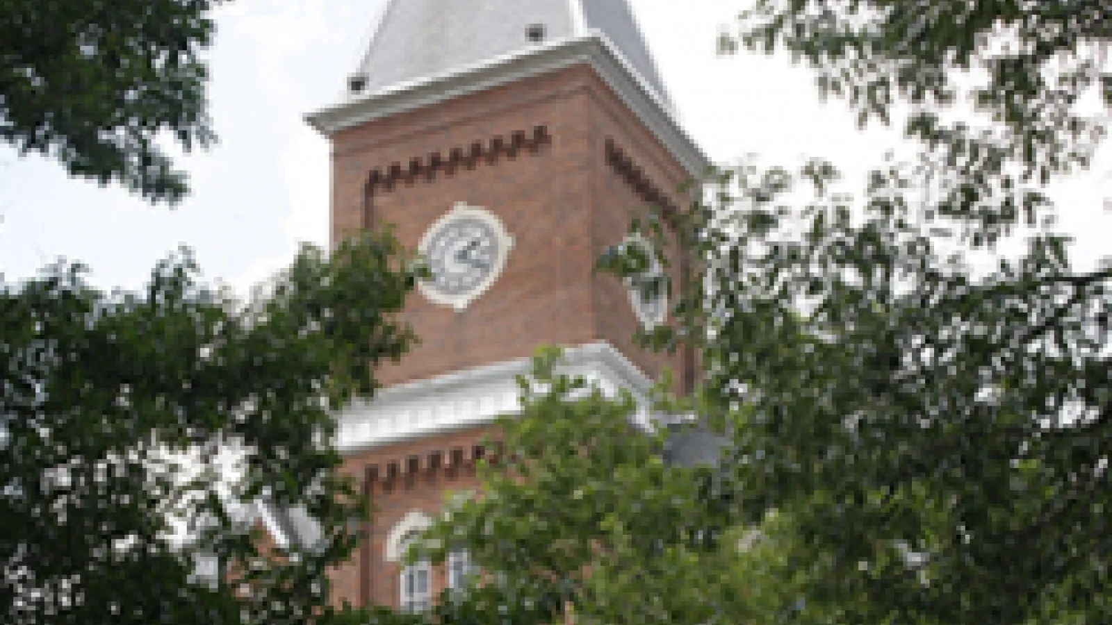 Exterior of OSU University Hall tower
