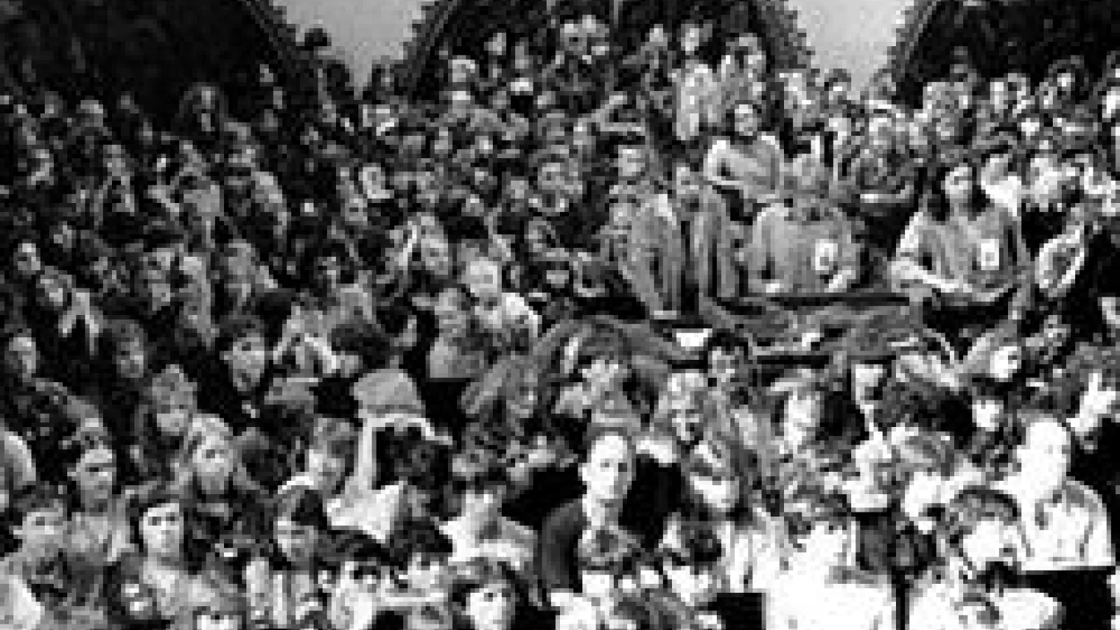 Blues-Mass crowd. Photo credit: BStU-Stasi Records Agency