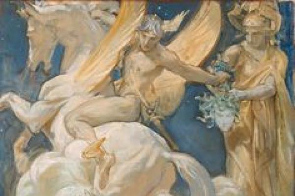 Color Image of John Singer Sargent's Perseus Slaying Medussa